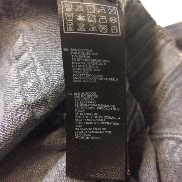 Forever 21 Juniors Skinny Jeans Gray pants Slim 25 - Picture 5 of 6